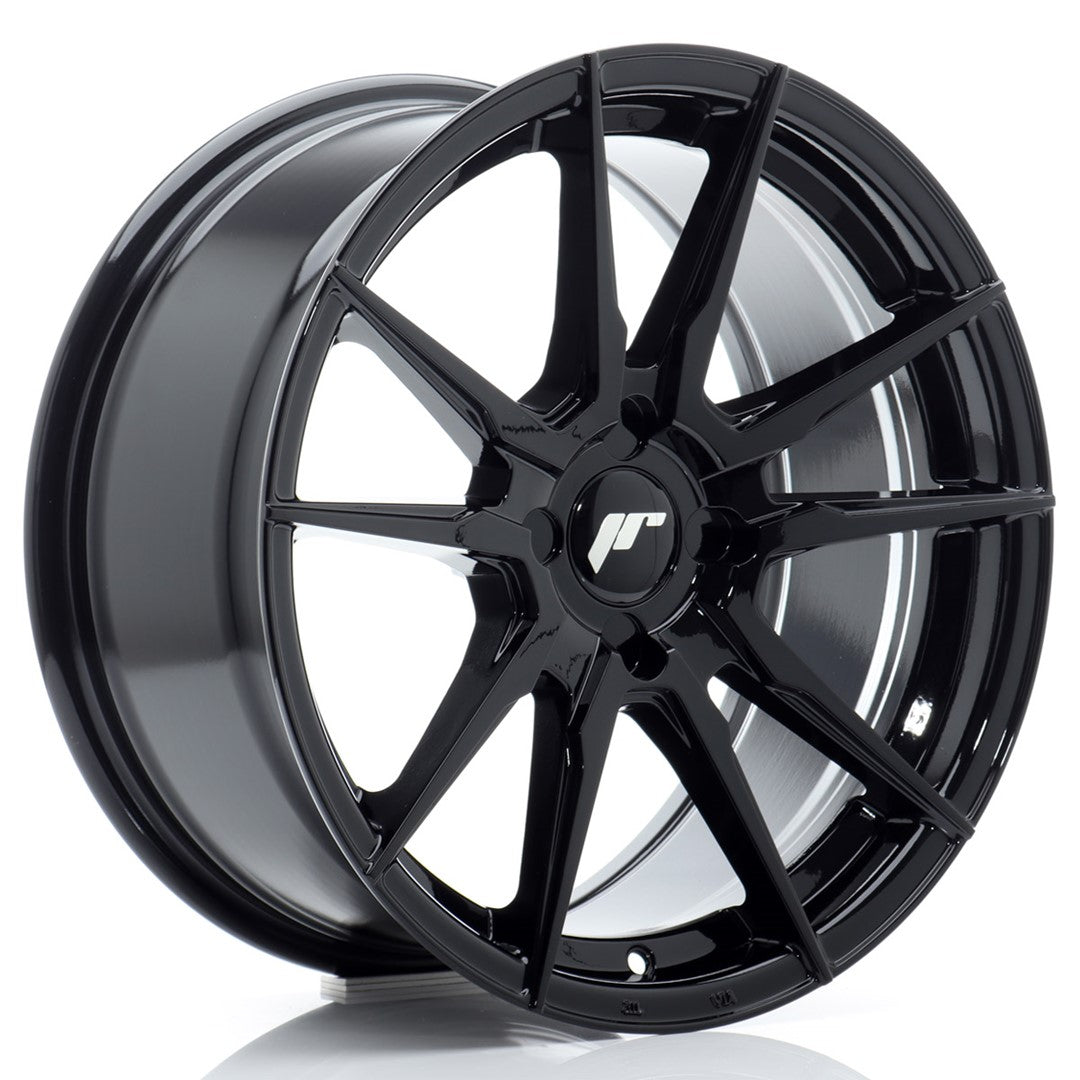 Felg JR Wheels JR21 17x8" Black – sett forfra