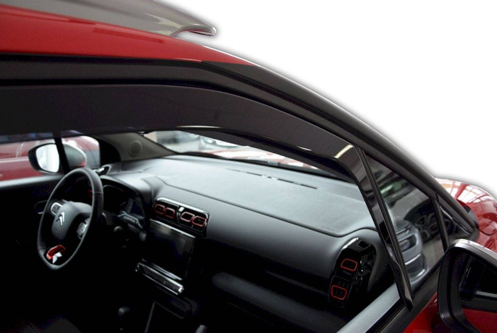 Heko vindavviser til Citroen C3 Aircross – sort/transparent/smoked