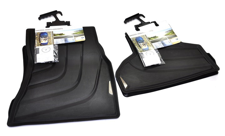 BMW OEM Allwetter gulvmatter til BMW X5 (F15) 2013–2018 – TPE gummi og stål, anthracite/svart, 4-delers sett