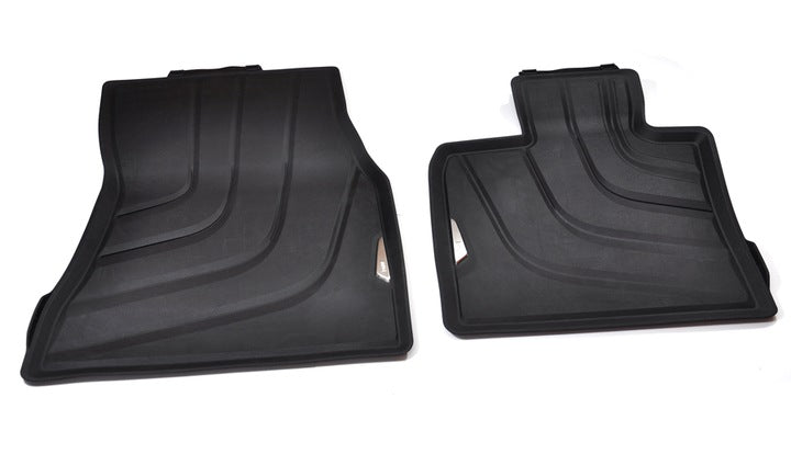 Gulvmatter Bmw X5 (F15) (2013-2018) – TPE Gummi + Stål | BMW OEM - sett bakfra