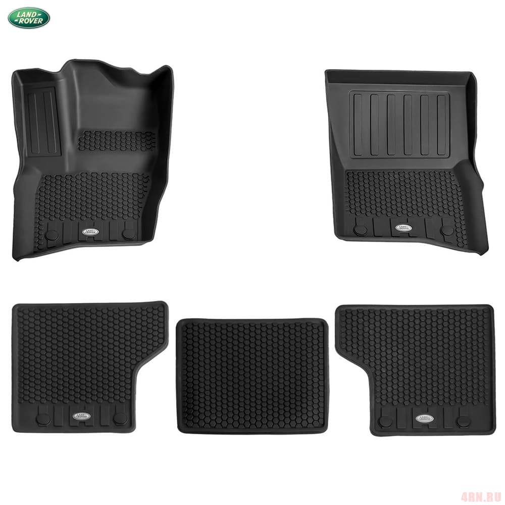 Gulvmatter Land Rover Defender II (L663) (2019-) – TPE Gummi | Land Rover OEM - sett bakfra
