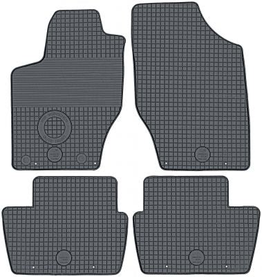DomLine gummimatter til Peugeot 307 (2001–2007) – luktfrie, vanntette og sklisikre svarte bilmatter