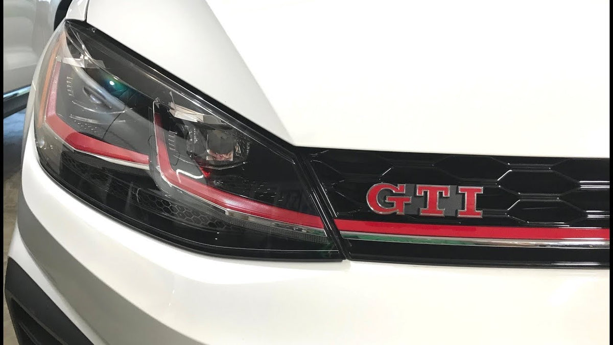 Emblem Vw GTI VW Golf 7 / VW Polo VI Sport GTI-Design - nærbilde