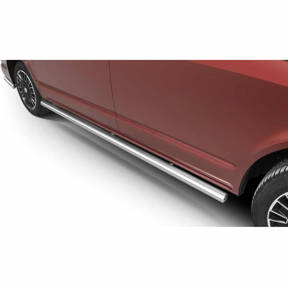 Stigtrinn Steeler til VW T6 2015-2023 i rustfritt stål med polert krom finish
