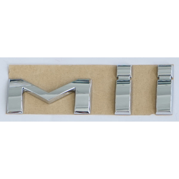 Emblem/logo til Seat Mii Chrome Brilliant i brillant krom for bakluke, original Seat-del og enkel montering