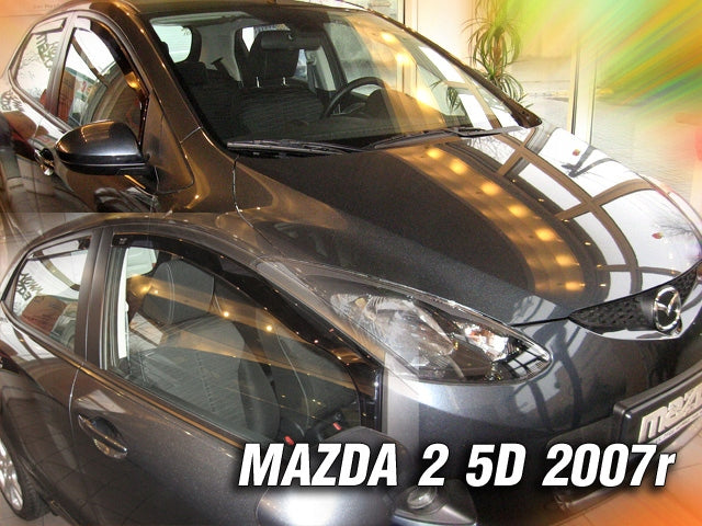 Heko vindavviser til Mazda 2 – støpt akryl/plast