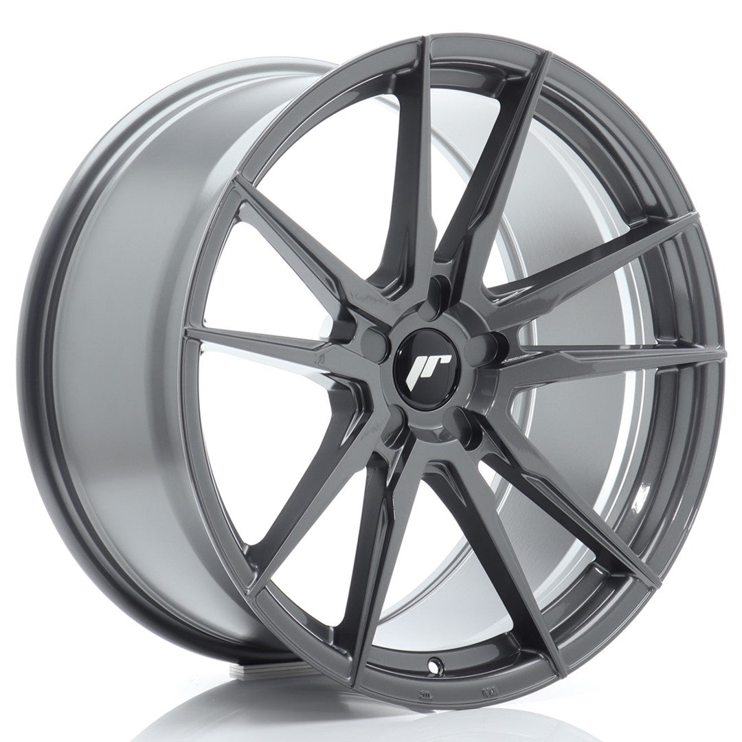 Felg JR Wheels JR21 20x9" Hyper Gray – sett forfra