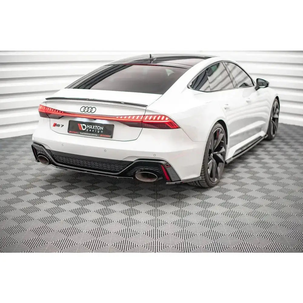 Central Rear Splitter Audi Rs6 C8 - 2