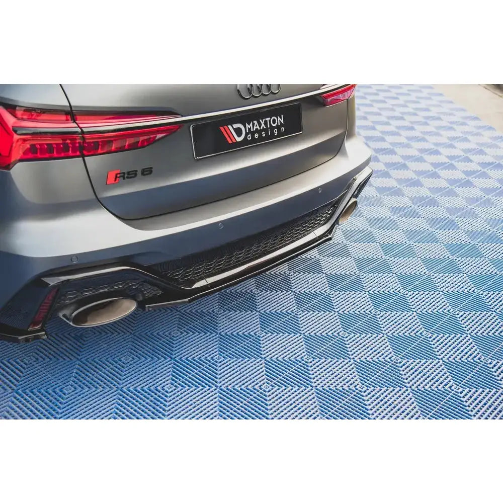 Central Rear Splitter Audi Rs6 C8 - 4