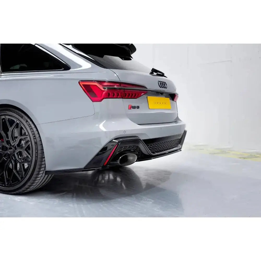 Central Rear Splitter Audi Rs6 C8 - 6