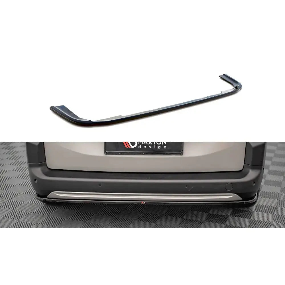 Central Rear Splitter Citroen Berlingo Mk3 - 1