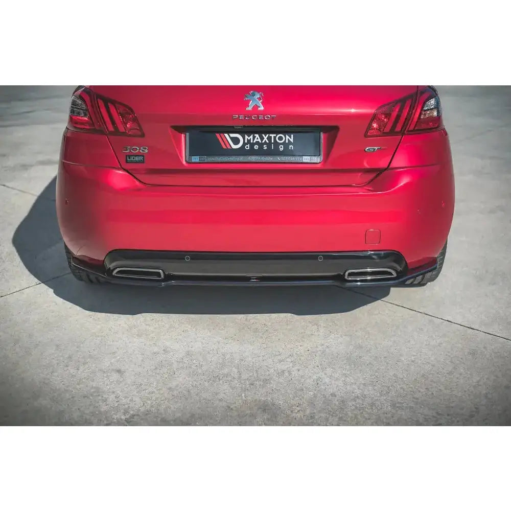 Central Rear Splitter Peugeot 308 Gt Mk2 Facelift - 4