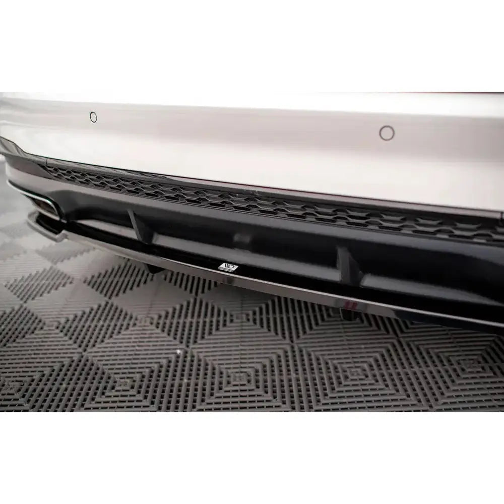 Central Rear Splitter (with Vertical Bars) Audi A4 S-line B9 Facelift - 3