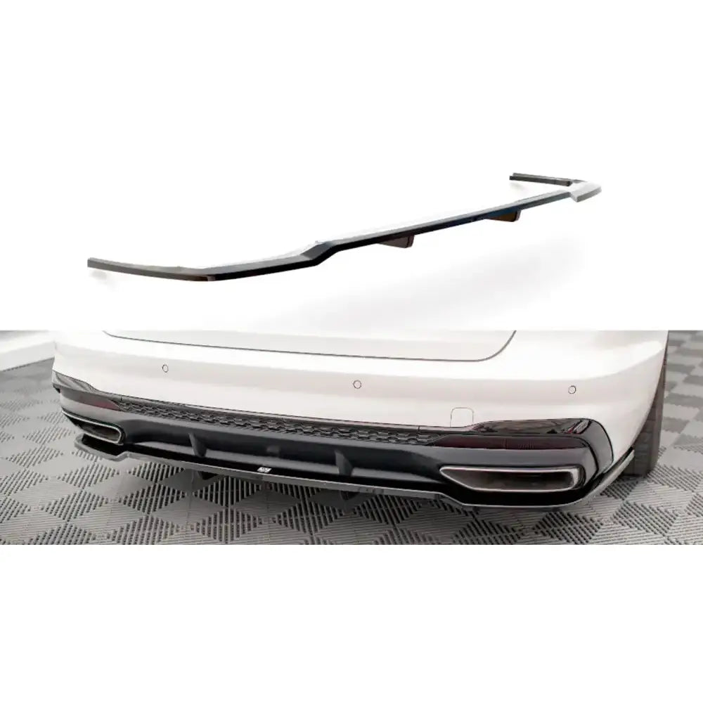 Central Rear Splitter (with Vertical Bars) Audi A4 S-line B9 Facelift - 1