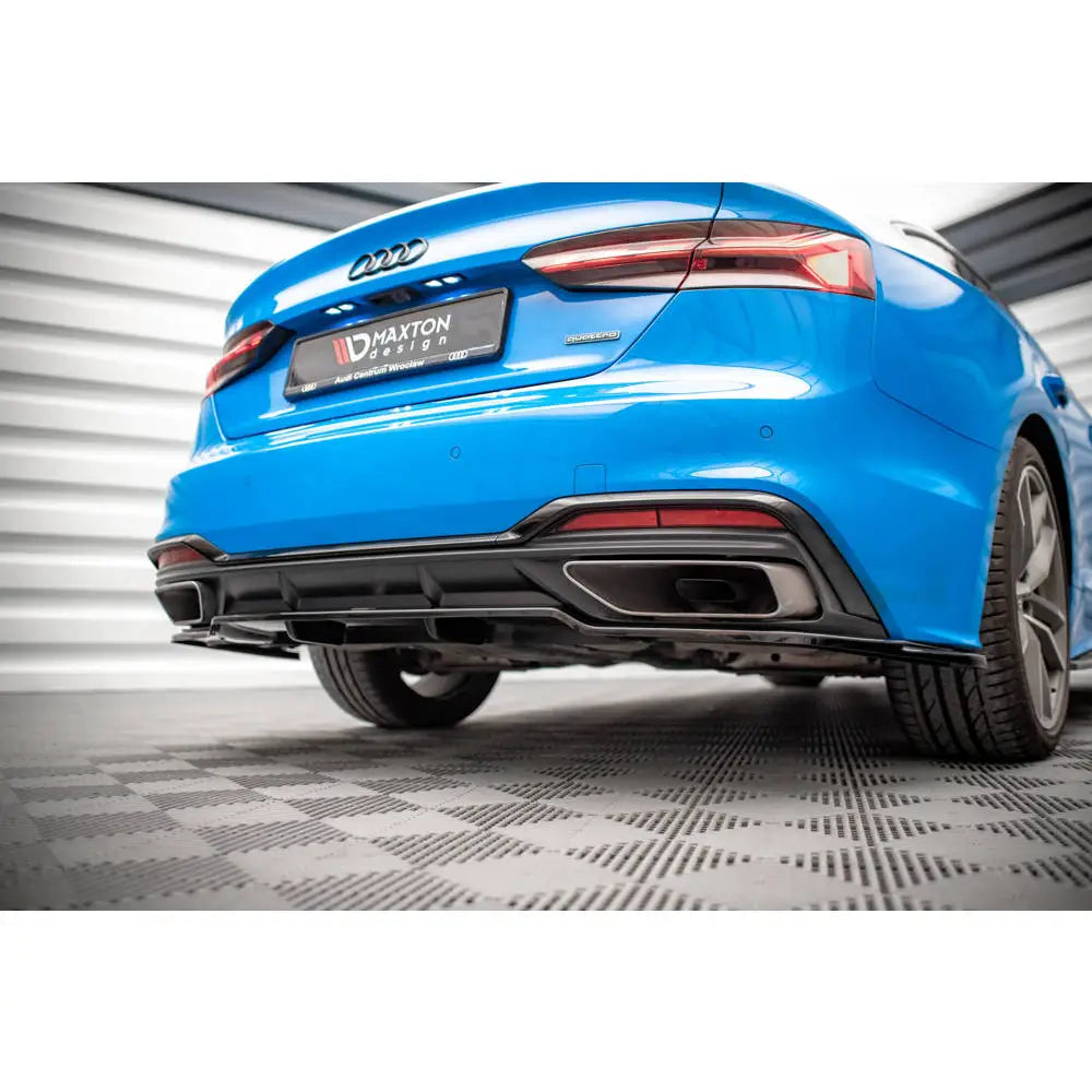 Central Rear Splitter (with Vertical Bars) Audi A5 S-line F5 Facelift - 3