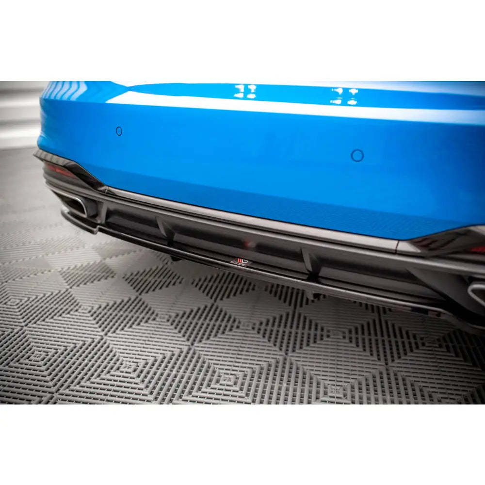 Central Rear Splitter (with Vertical Bars) Audi A5 S-line F5 Facelift - 5