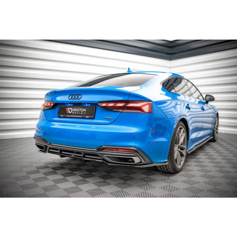 Central Rear Splitter (with Vertical Bars) Audi A5 S-line F5 Facelift - 2