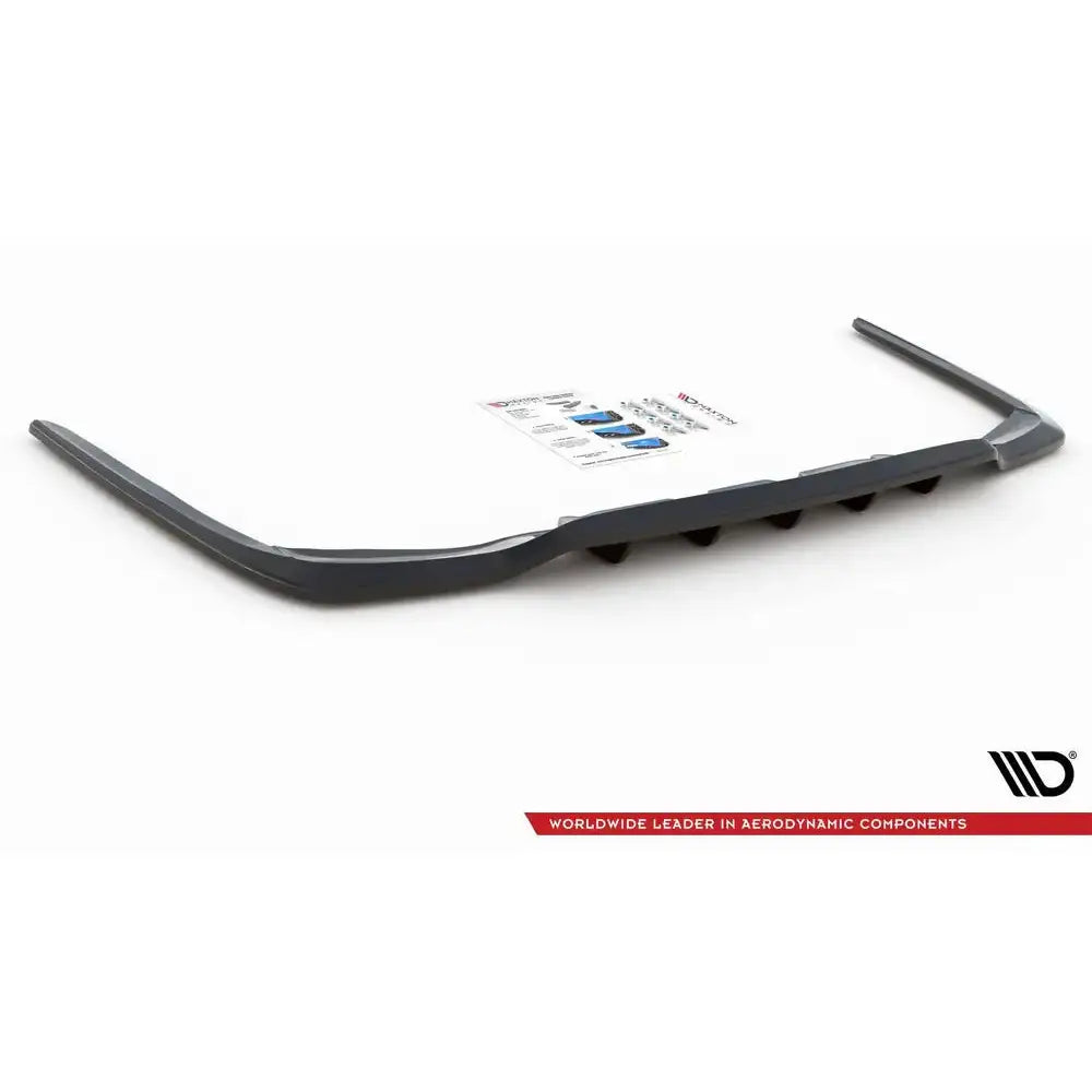 Central Rear Splitter (with Vertical Bars) Lexus Ls Mk4 Facelift - 7