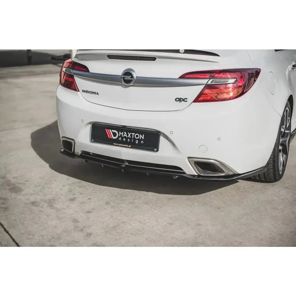 Central Rear Splitter (with Vertical Bars) Opel Insignia Mk. 1 Opc Facelift - 2