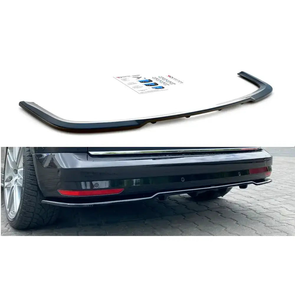 Central Rear Splitter (with Vertical Bars) Volkswagen Caddy Mk. 4 - 1