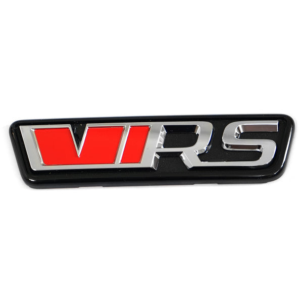 Emblem/logo til Skoda Kodiaq > Red / Chrome i RS-utgave for front grill, laget i ABS automotive-materiale