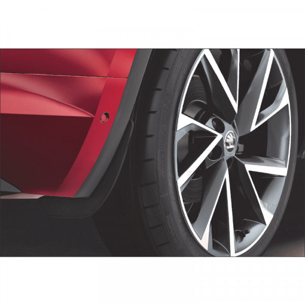 VAG OEM skvettlapp til Skoda Kodiaq I Sportline / Black - sett 2 stk. – ABS Automotive
