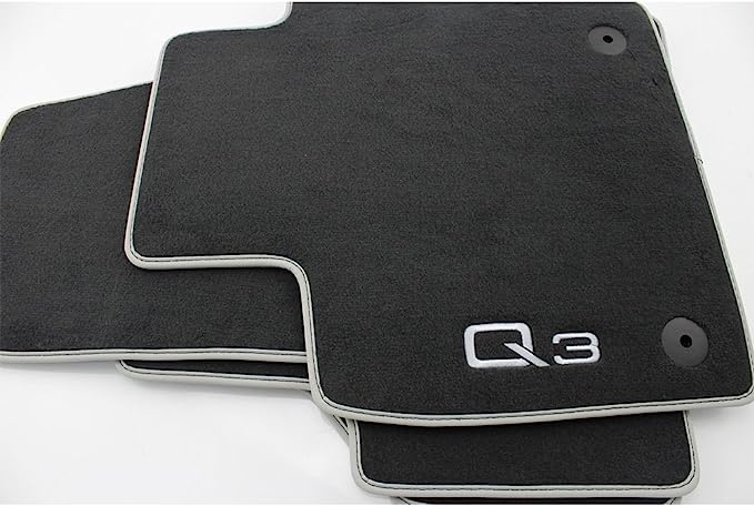 VAG OEM stoffmatter til Audi Q3 / RS Q3 8U – antiskli bakside