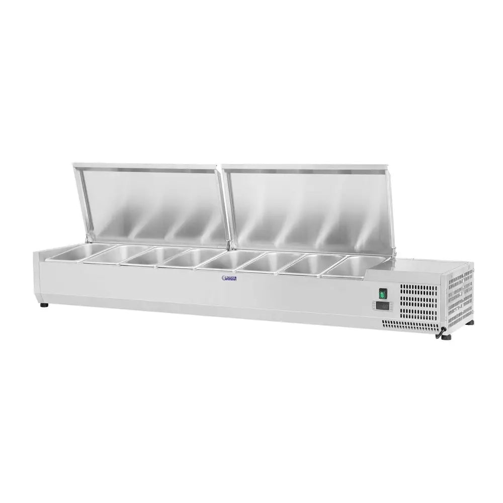 Chilled Countertop With Steel Lid 8x Gn1/3 180cm - 2