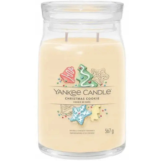 Christmas Cookie - Yankee Candle Signature - Stort Toveket Lys - 1