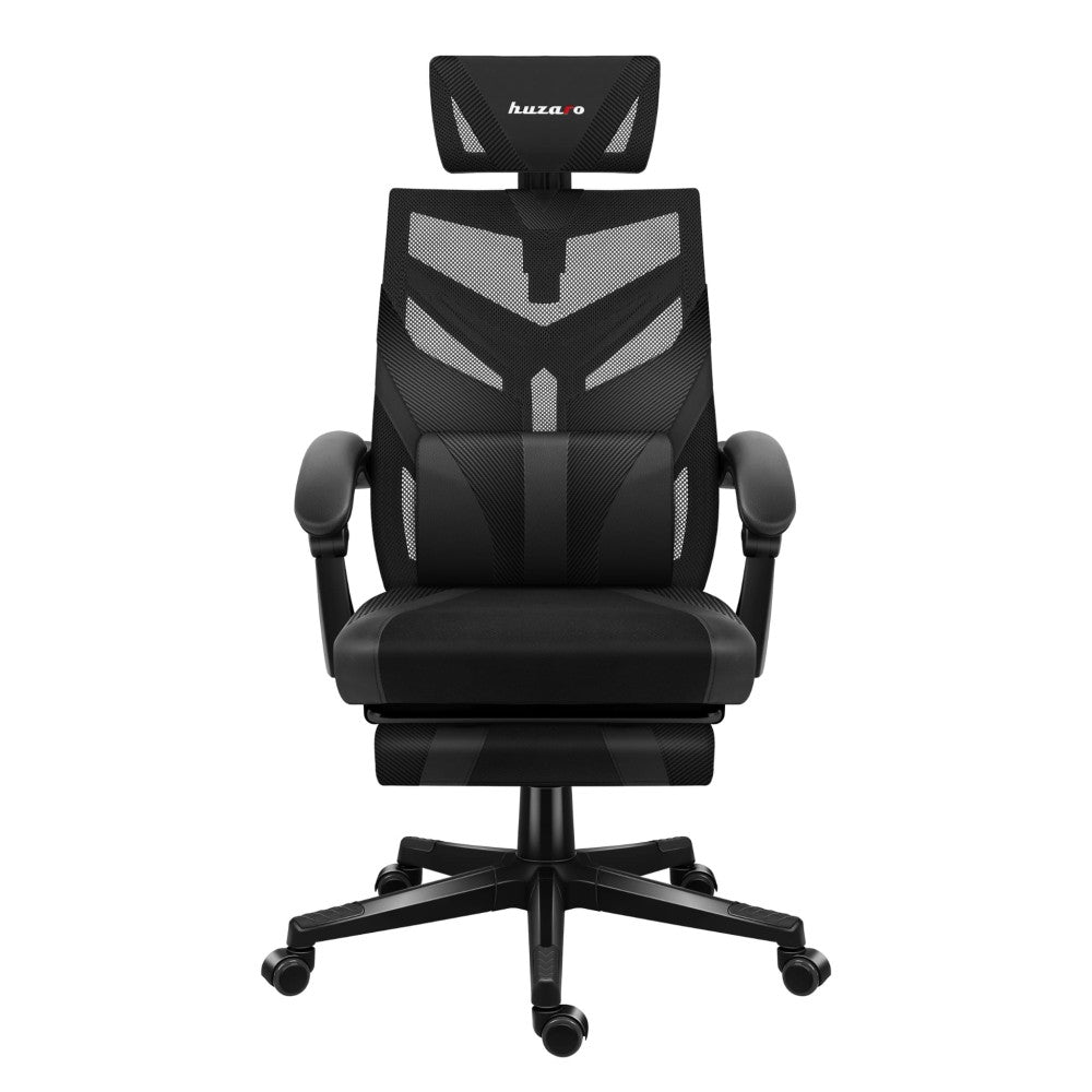 Huzaro Combat 5.0 svart – sidevisning med SeatRest ryggmekanisme
