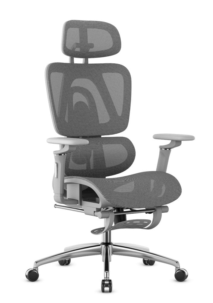 Mark Adler Expert 7.9 ergonomisk kontorstol i grå – sett forfra