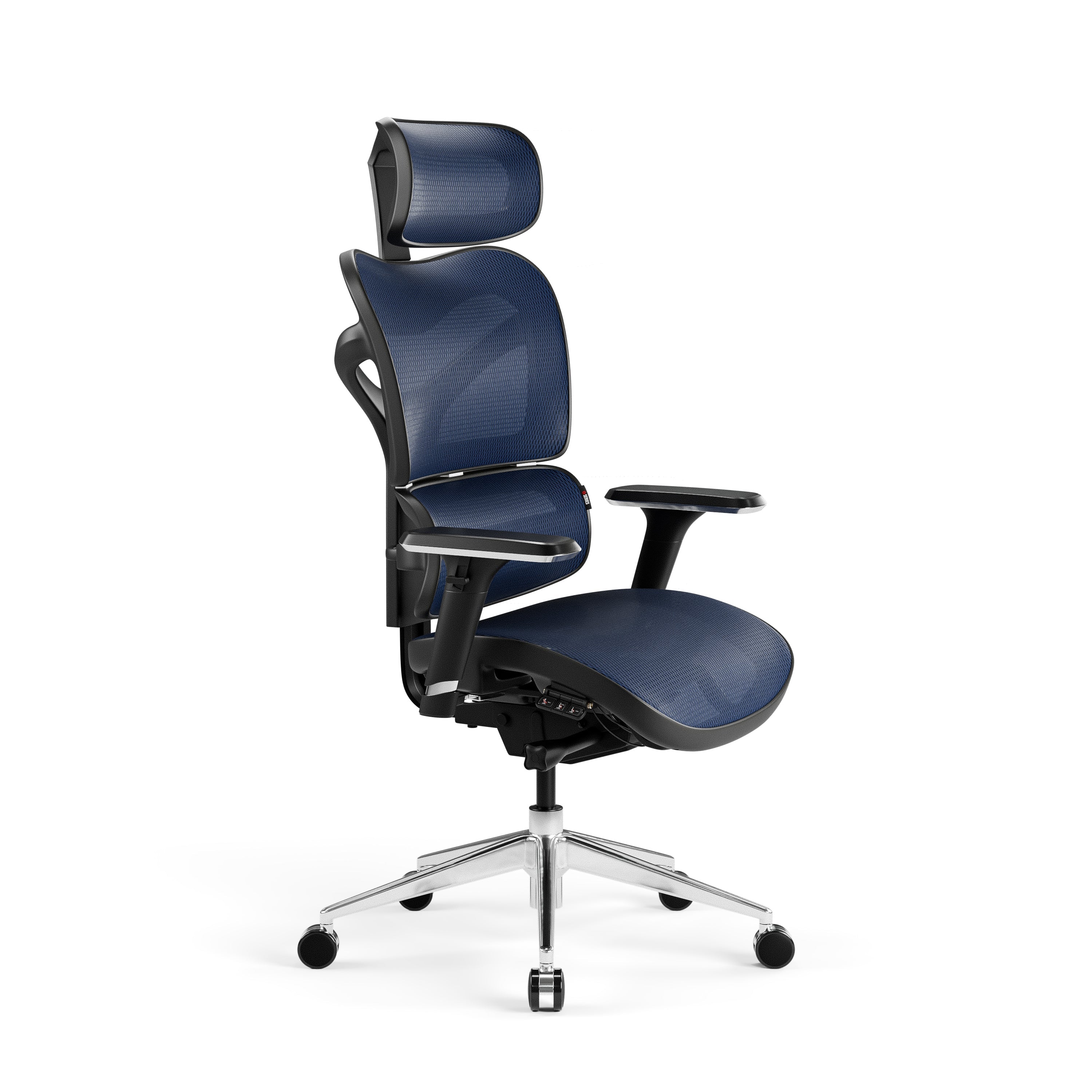 Diablo V-Commander ergonomisk stol: svart og blå