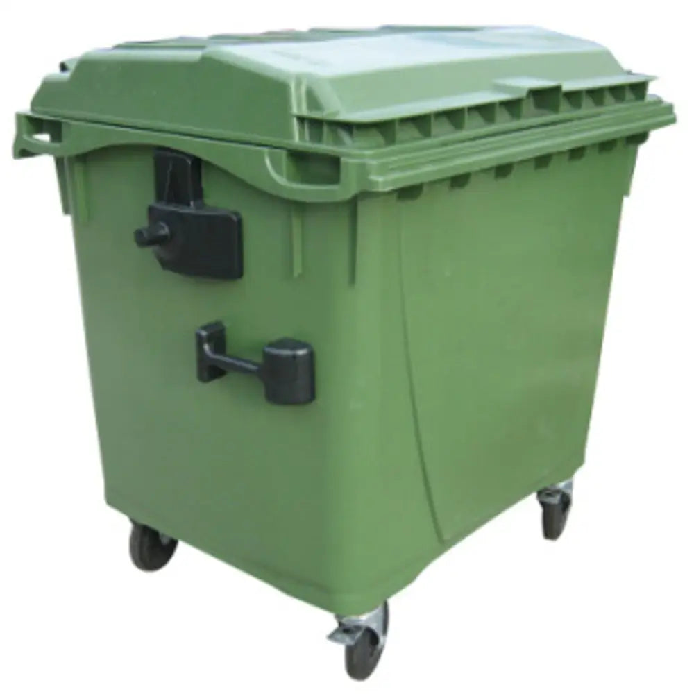 Container For Waste Disposal And Municipal Waste Collection Atesty Europlast Austria - Grønn 1100l - 1