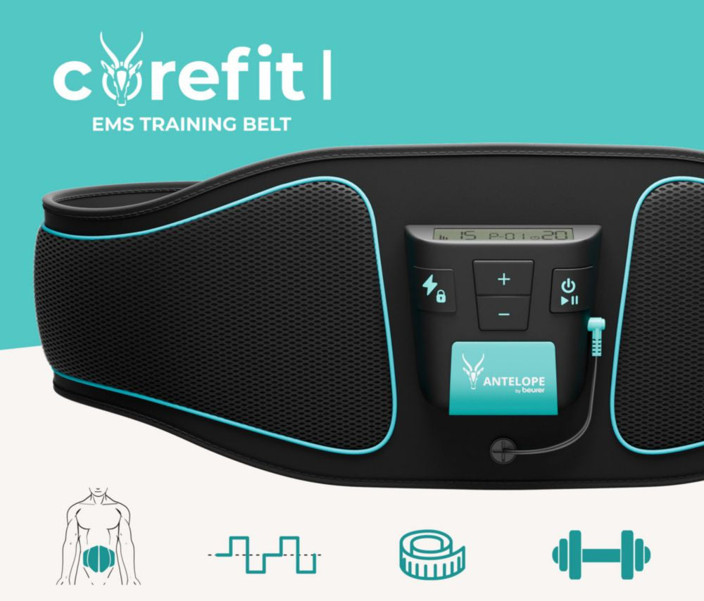 Beurer EM 39 Corefit I med avtakbar kontrollenhet og LCD-display