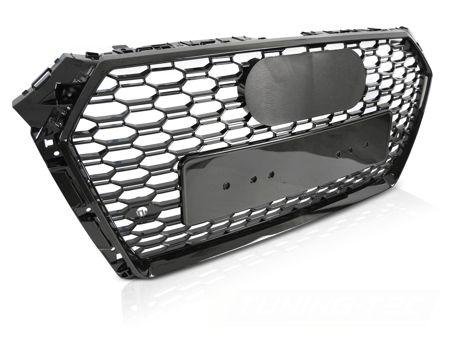 Grill Audi A4 B9 2015–2019 blank svart PDC - GRAUA0