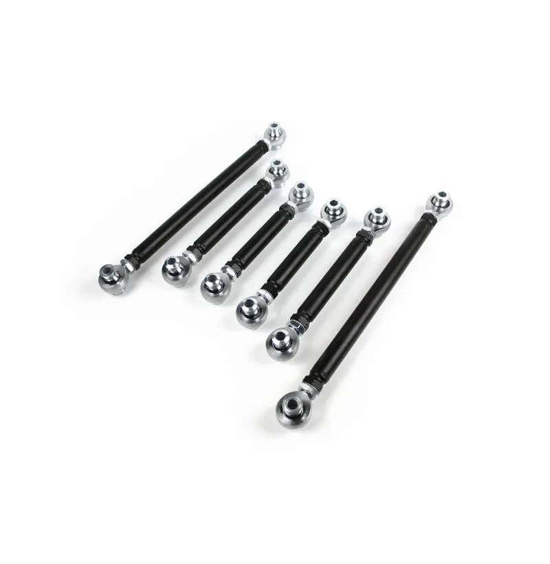 Justerbare Cr-Mo camber arms bak for BMW E90 E92 M3 – komplett sett med 6 stk