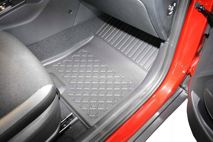 Gulvmatter Hyundai Kona I (2017-2023) – TPE antiskli luktfrie gummi - sett forfra