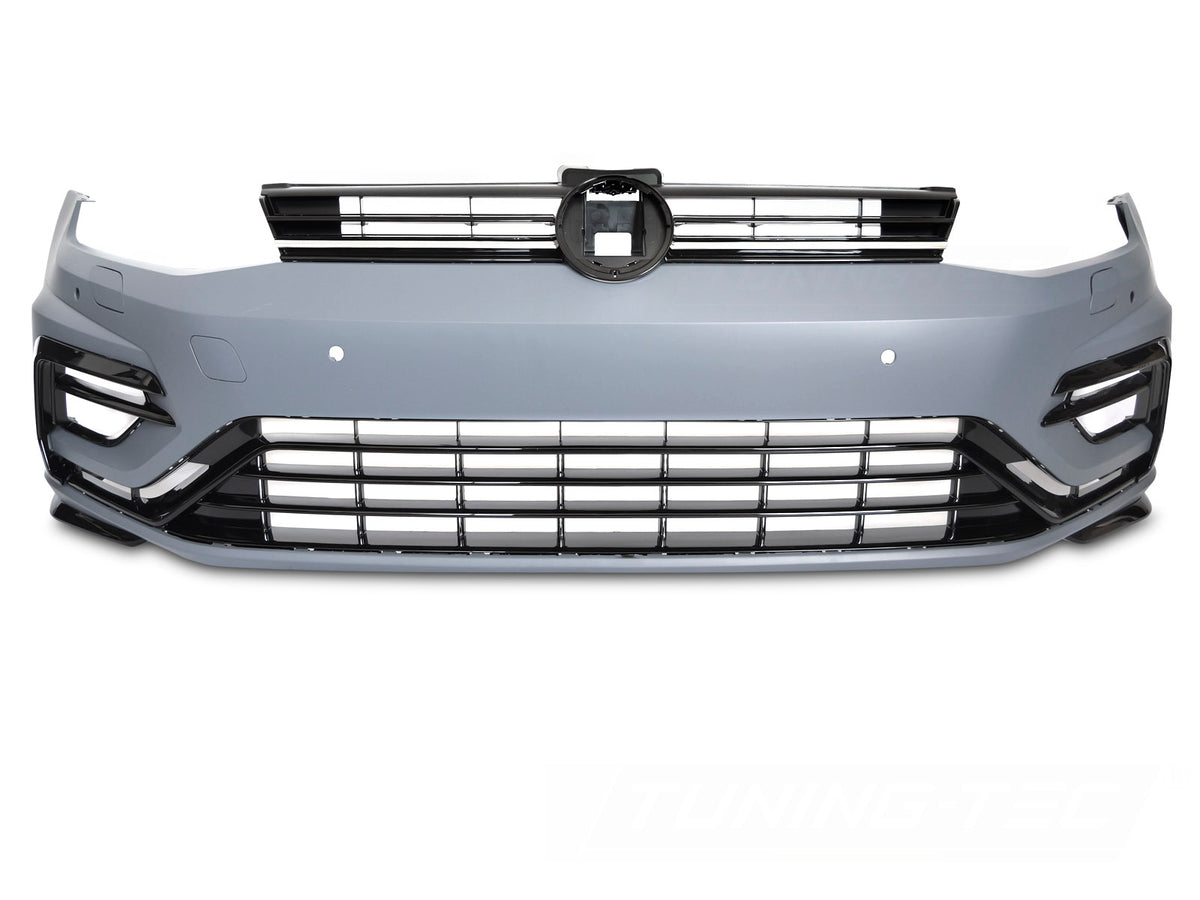 Frontfanger Sport til VW Golf 7 13-17 – hovedbilde sett forfra på hvit bakgrunn