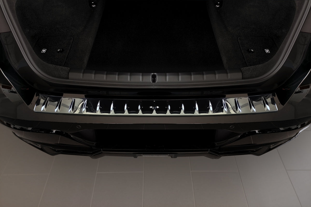 Avisa bakfangerbeskytter til Bmw 7 (G70) M Pakke / Black – svart børstet overflate