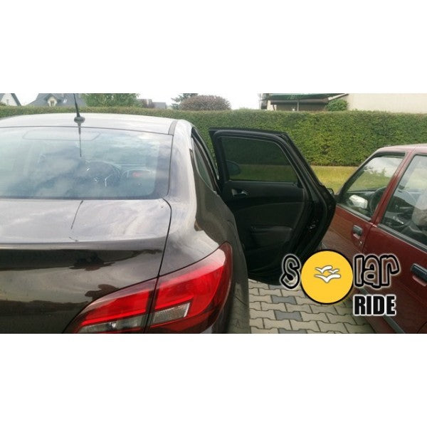 Solskjerm Opel Astra J Sedan (2009-2015) (4 stk) - sett bakfra