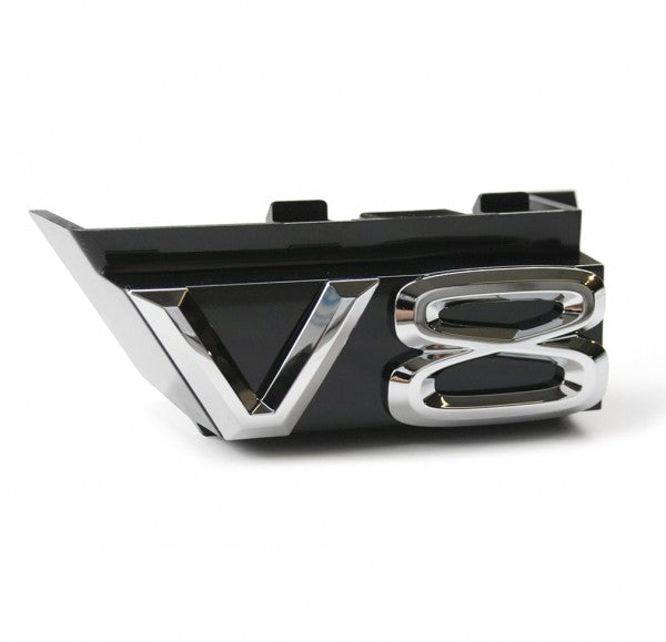 Emblem/logo til Vw Touareg III (CR) Black / Glossy Chrome i svart og blank krom, perfekt til frontgrill