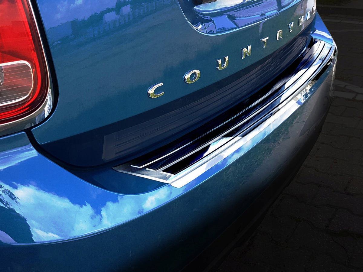 Avisa bakfangerbeskytter til Mini Countryman R60/F60 II – sølv børstet