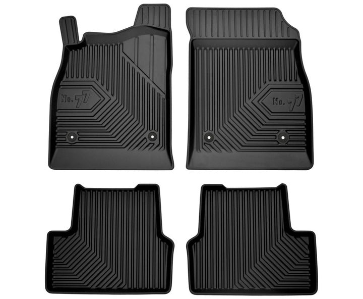Frogum 3D Premium gulvmatter i TPE til Opel Astra J (2009-2015) – svarte, vanntette, sett med 4