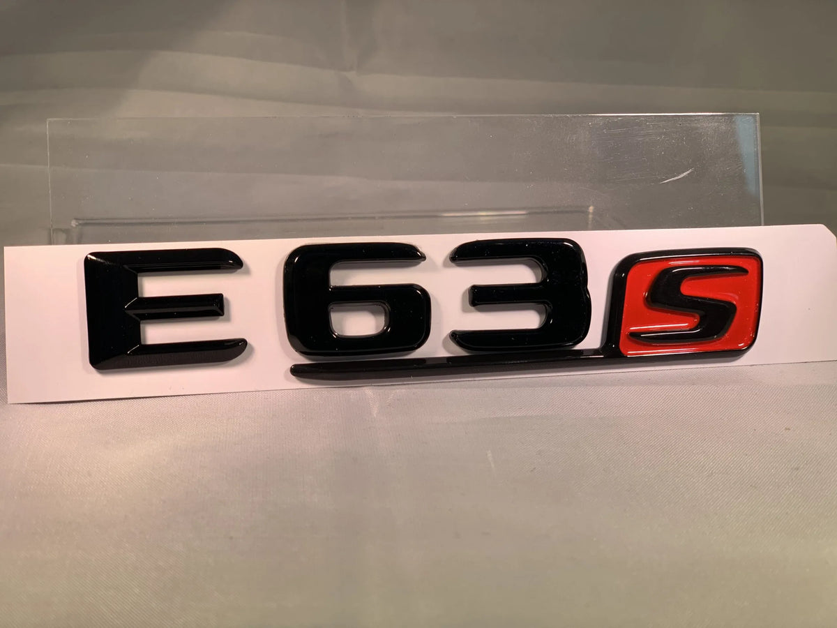 Emblem Mercedes E63S Sport Black Edition - sett bakfra