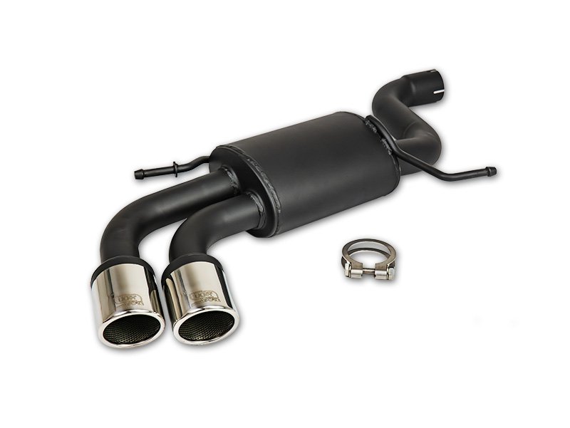 Sluttdemper Ulter Q2 GA SUV Quattro 101-245 dobbel 2x80mm rustfri endepiper polert