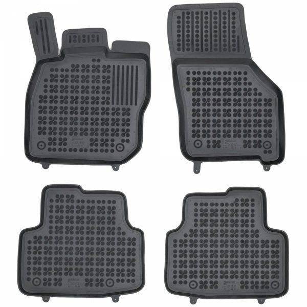 Rezaw-Plast TPE-gummimatter til VW Golf VIII stasjonsvogn (2019–) – svart, sett med 4 stk.