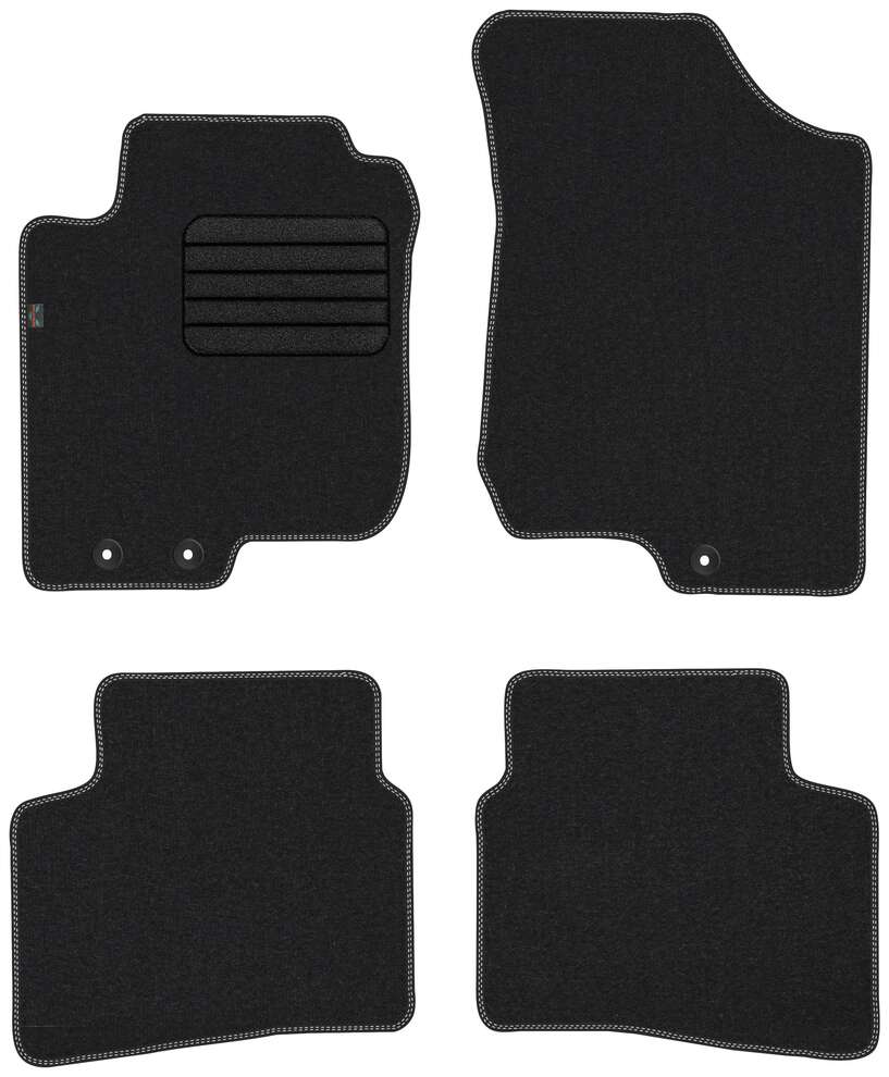 Unknown stoffmatter til Kia Ceed I – premium velour tekstil