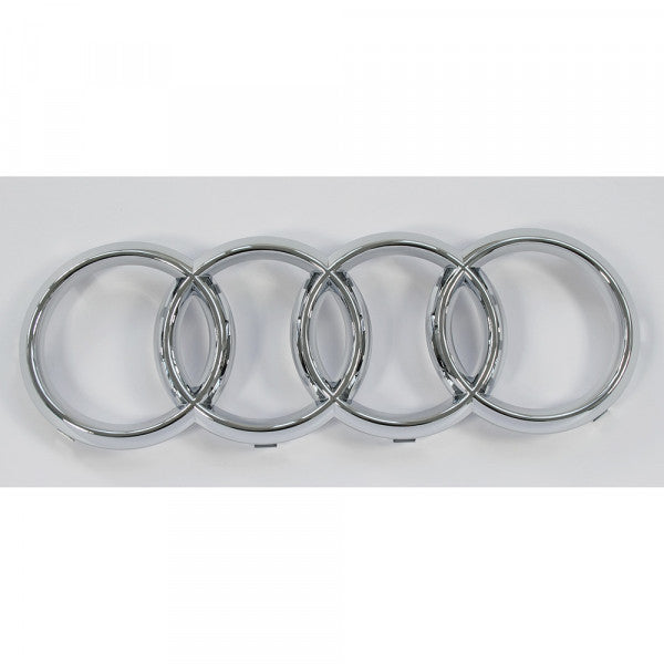 Emblem/logo for Audi Chrom i ABS-materiale til front grill med original Audi design
