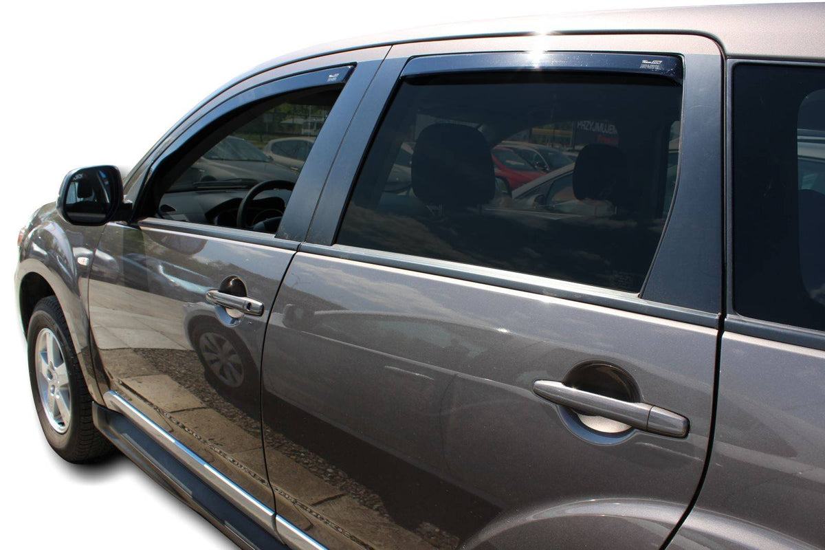 Vindavviser Mitsubishi Outlander II / sett 4 stk. (2006-2012) – PMMA Plexi - detaljer