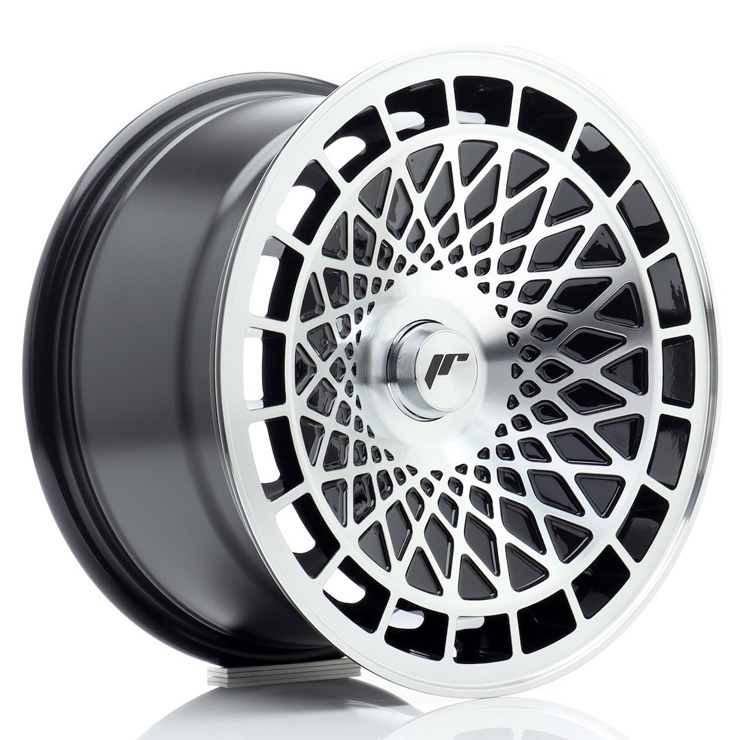 Felg JR Wheels JR14 15x8" Black – sett forfra